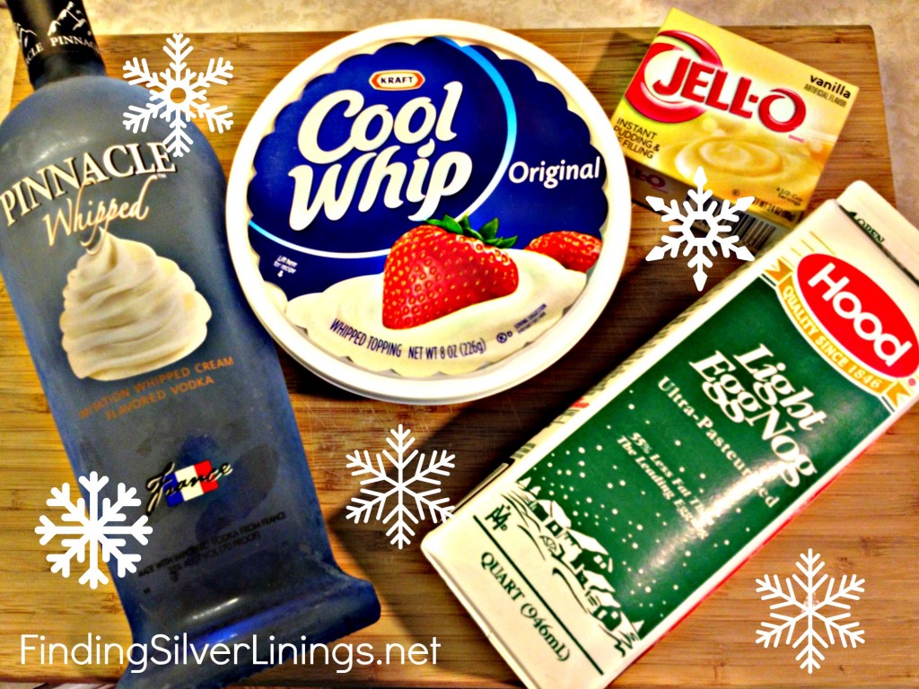 Eggnog pudding shots! Finding Silver Linings.net