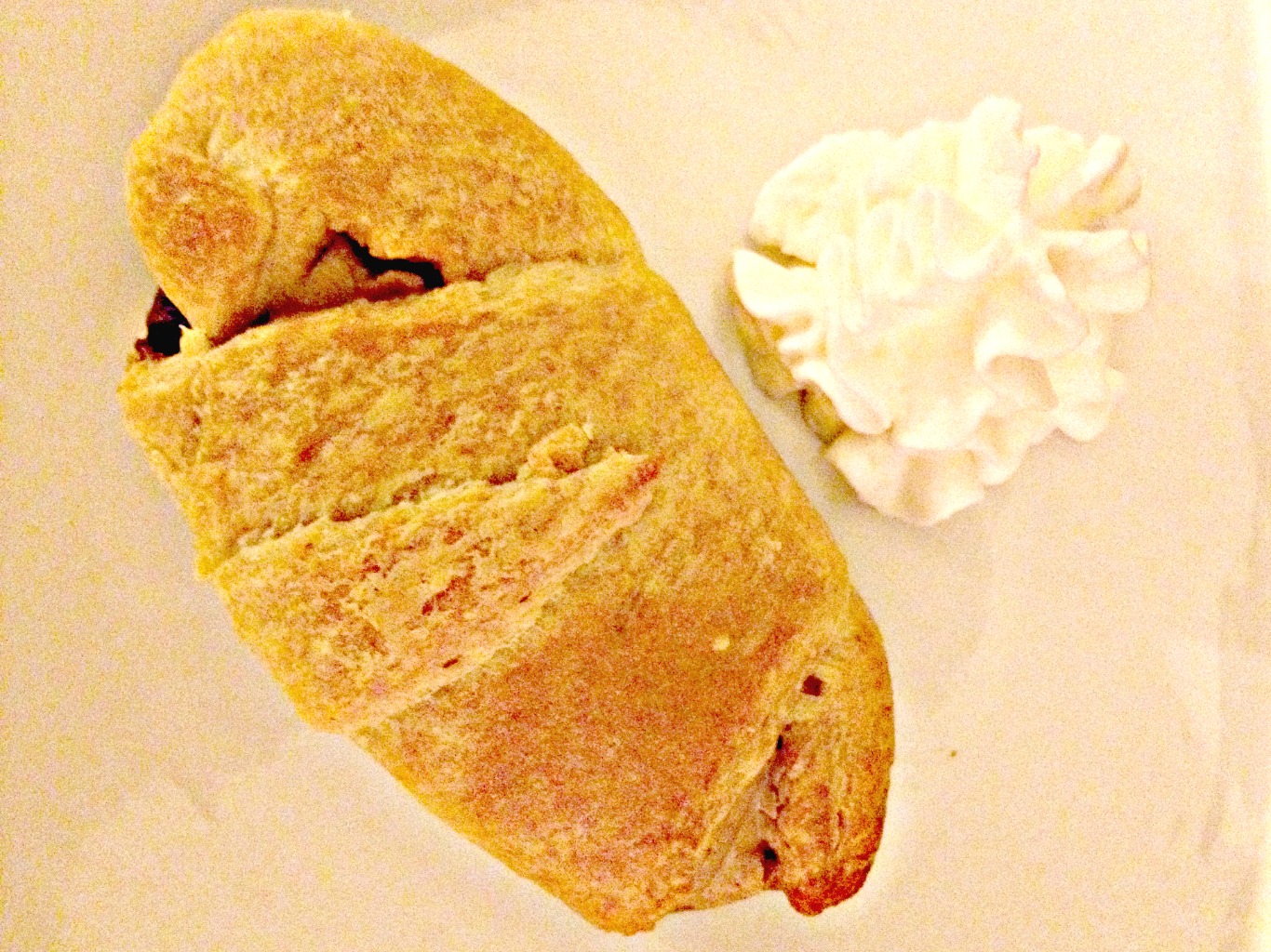 nutella and peanut butter pastry.  OMG.