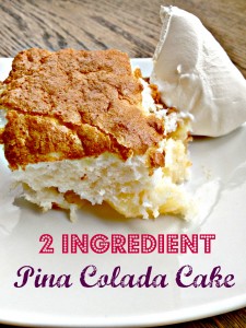 2 Ingredient Pina Colada Cake