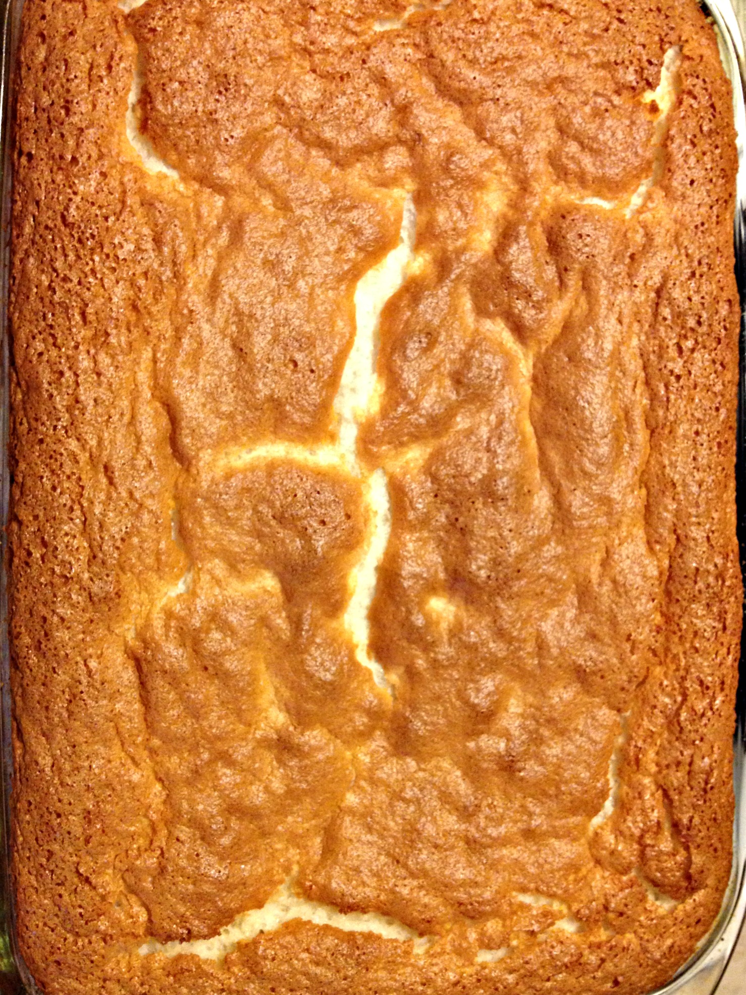 Pineapple Angel Food Cake Made With Only 2 Ingredients