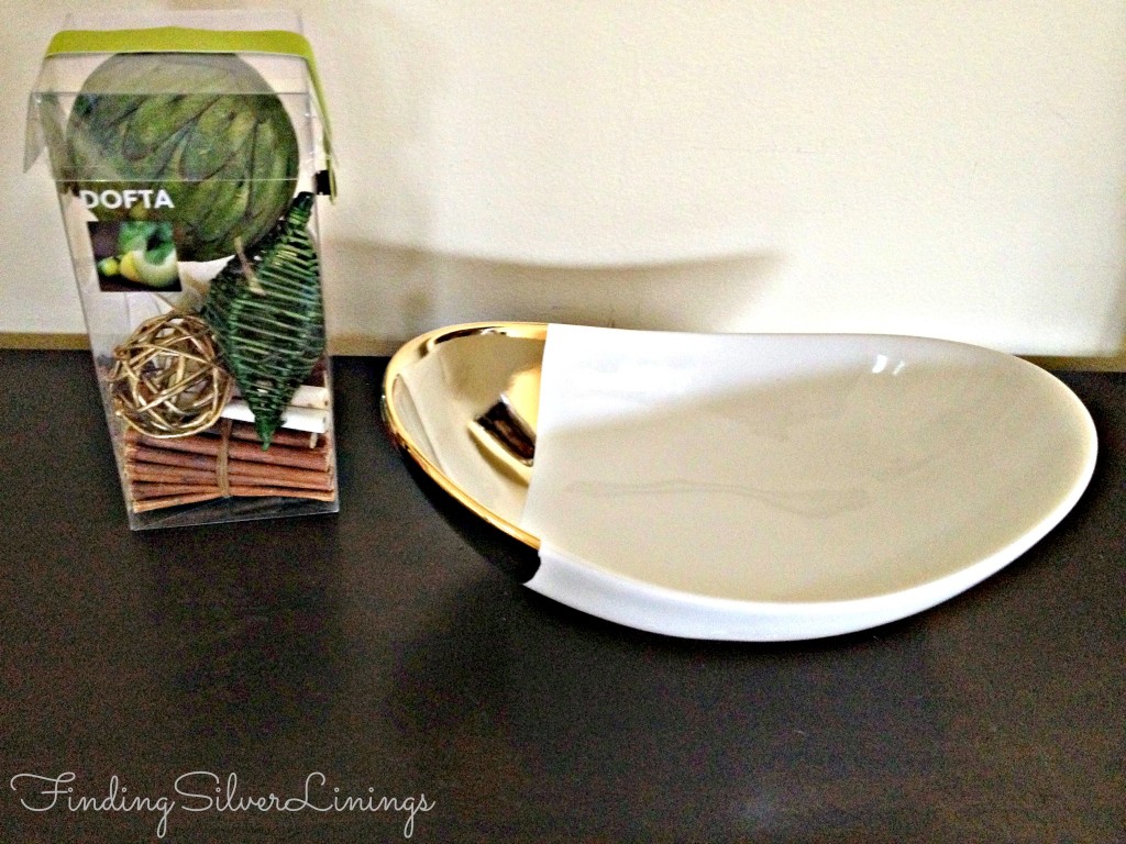 Nate Berkus Gold Dipped Bowl