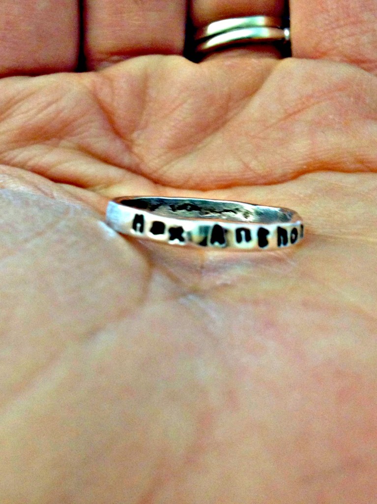 stackable name rings for 18 dollars mothers day