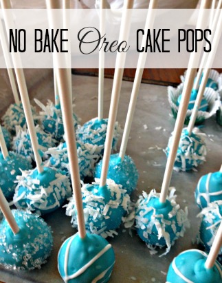 No bake blue oreo cake pops | Finding Silver Linings