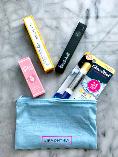 what is in lip monthly april bag