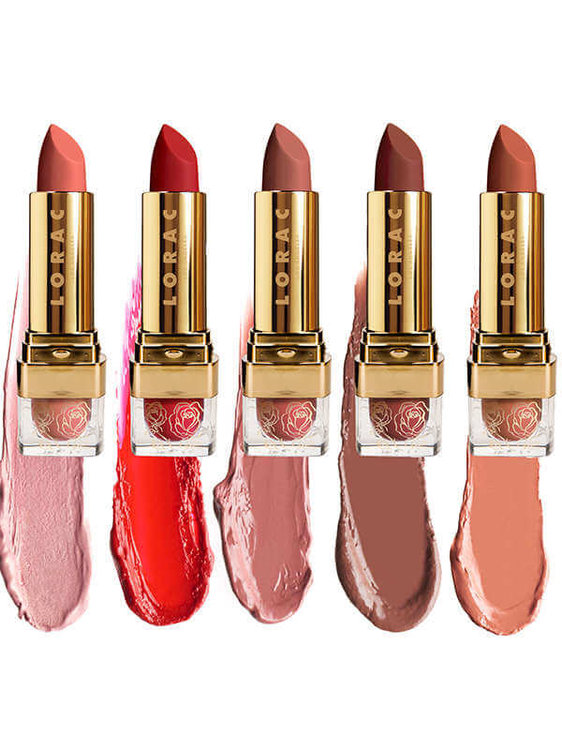 lorac x beauty and the best lipsticks