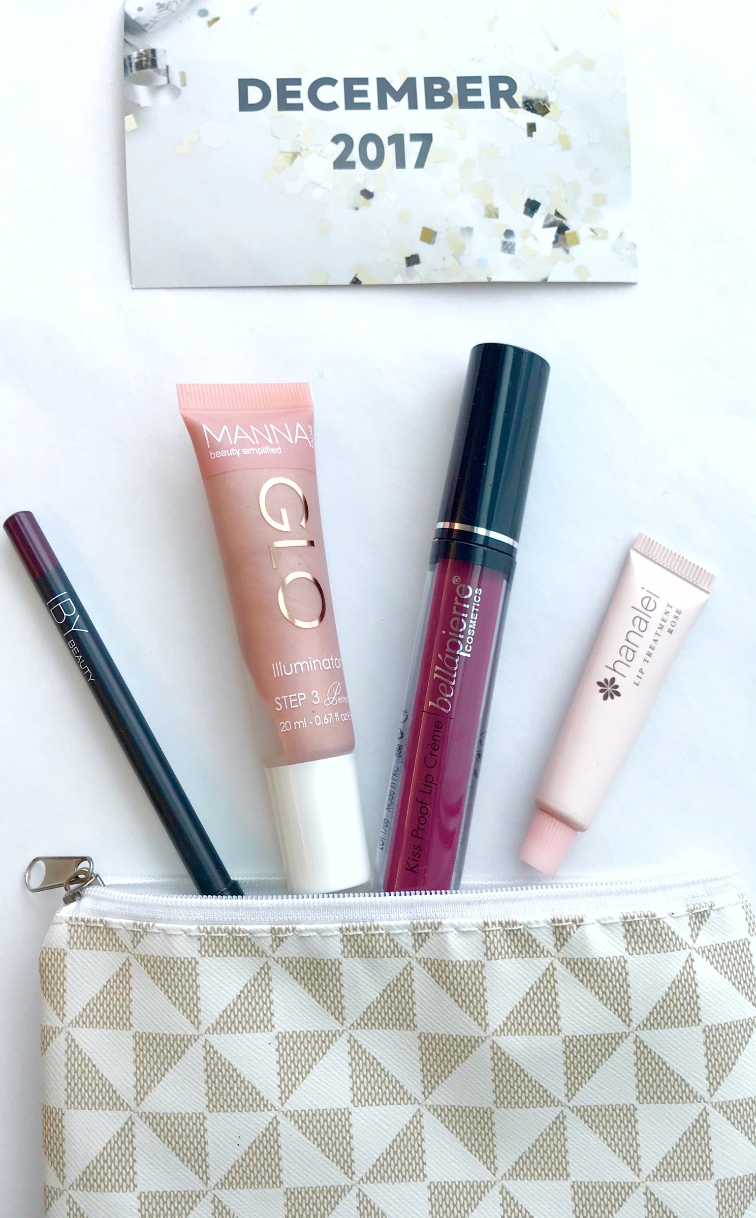 lip monthly december 2017 bag