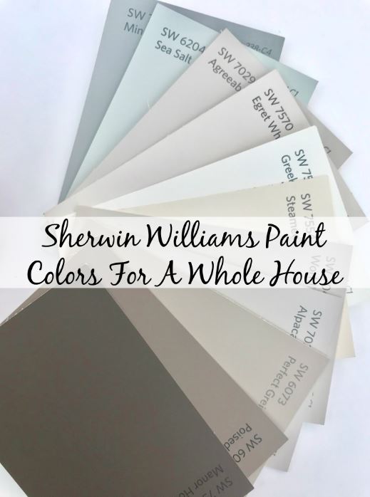 Sherwin Williams Paint Colors For A Whole House