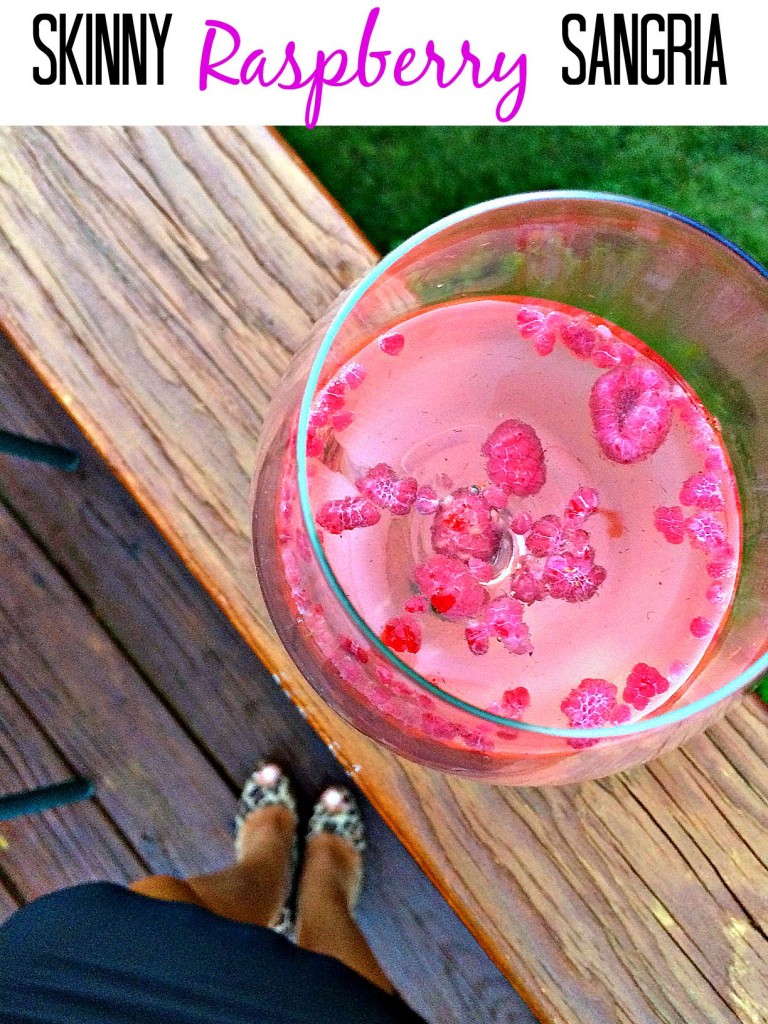 skinny pink sangria drink recipe